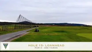 Moray Golf Drone - Hole 15 Fly By, Strathlene Buckie Golf Club
