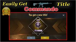 Easy way to complete Commando achievement in BGMI / Pubg Mobile | Glass Cannon Title PUBG Mobile
