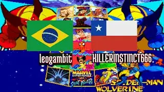 Marvel Super Heroes vs Street Fighter Top Players - leogambit (BR) vs KILLERINSTINCT666 (CL)