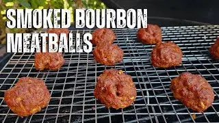 Smoked Bourbon Meatballs | Keto Friendly BBQ Recipe