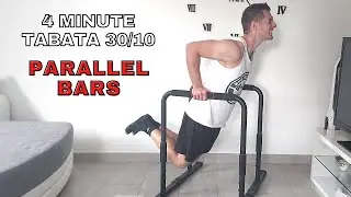 4 Minute Tabata Workout with Parallel bars #48