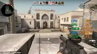 GeForce RTX 2060 -- Intel Core i7-3770 -- CSGO FPS Test Dust 2 Low