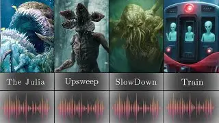 Sea Monster Sounds - Julia vs Upsweep vs SlowDown vs Train Comparison