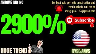 ANNOVIS BIO INC HUGE TREND | ANVS STOCK NEWS