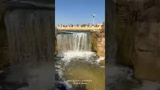 spotted a waterfall at Wadi El Rayan #shorts #travel