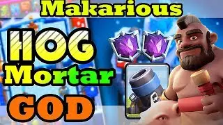 HOG MORTAR GOD at 7100 TROPHIES | Best F2P Deck - Clash Royale