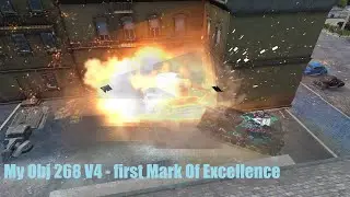 World Of Tanks - Object 268v4 1st Mark Of Excellence (not a win , unfortunately)