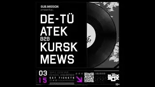 Sub.mission presents: Innamind Takeover w/ De-Tu, Atek, Kursk Mews (03.15.25)