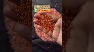 Sugar beads 📿 vs Seed beads | Anika designers | #aariwork #aarimaterials
