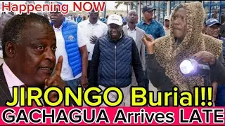 BREAKING NEWS‼️ PRESIDENT RUTO Arrives WITH RIGATHI GACHAGUA At Cyrus JIRONGO Burial In LUMAKANDA