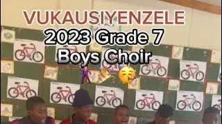 2023 Grade 7 boys choir 👆🏼🎉🥳