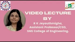 Python language applications_A Case study Video|R K Jeyauthmigha|SNS Institutions
