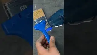 Ternyata mudah!! Tutorial modifikasi kuas cat | Paint brush hack #shorts #tutorial #lifehacks