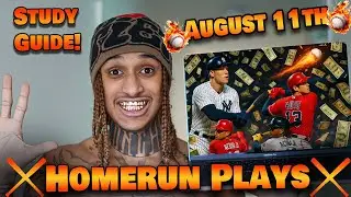 Best HOMERUN picks for August 11th 2025!