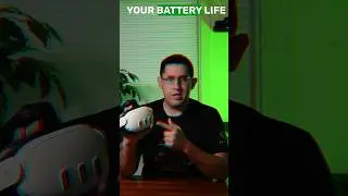 More Battery Life! Quest 3 extended battery Setting!