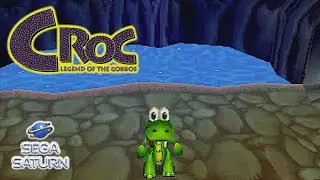 Croc Legend of the Gobbos [Saturn] 100% - Level 3-3 Goin Underground