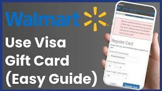 How to Use a Visa Gift Card At Walmart Self Checkout !