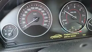 BMW 316D F30 2015r N47N 2.0D cold start -16,5°C after -20°C night
