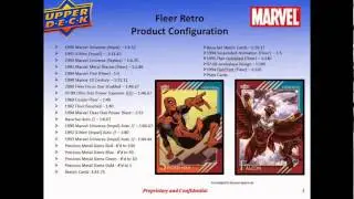 2015 Upper Deck Marvel Fleer Retro Trading Cards