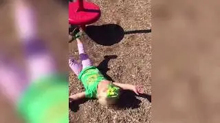 Baby Dizzy after Spinning | Hilarious kids Fails