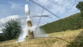 Dry ice rocket experiment!