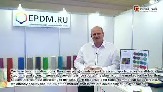 Alexander Sushkov (EPDM.RU / Balashikha, Russia) interview at the 13th Polyurethanex 2023 Exhibition