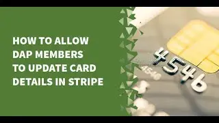 [DAP] Update Stripe credit card details in a nice Modal Popup