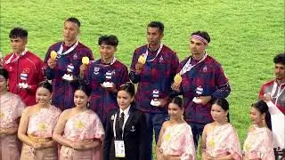 Thailand win men's 4x400 relay in new SEA Games record 3:03.07!
