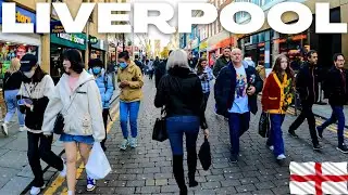 Autumn walk LIVERPOOL England | Bold Street 4K