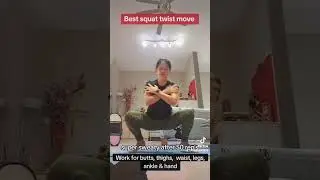 Squat twist lifting #youtubeshorts #fitness #viralvideo #viral #shortsvideo #shorts #exercise #belly