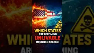 🚨 Эти штаты США становятся непригодными для жизни 😳🇺🇸 #США #География #ЗнаетеЛиВы