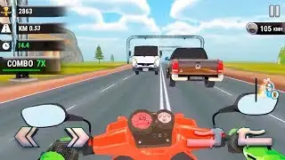 Highway Traffic Rider 3D Bike Racing
