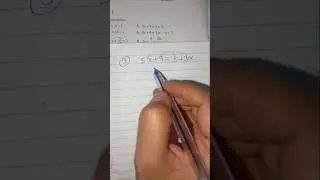 Linear Equation In One Variable Q.no 3 class 8 #shorts #explore #ytshorts