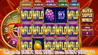 Achat du BONUS FREE SPINS avec BONUS WHEEL ☸️ Slot BLITZ SUPER WHEEL ☸️