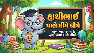 Elephant Walks Slowly 🐘 | Kids Rhyme Song | Fun Learning Video #viral #trending 