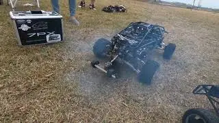 1/5 rc 57cc Twin baja test