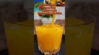 Homemade Maaza Mango Juice #ytshorts #mango #juice #viral