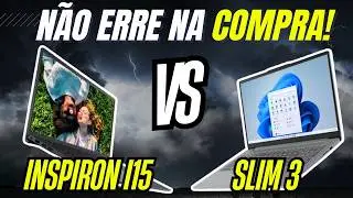 QUAL o MELHOR NOTEBOOK PARA TRABALHAR e ESTUDAR em 2026?  Dell Inspiron I15 VS IdeaPad Slim 3!