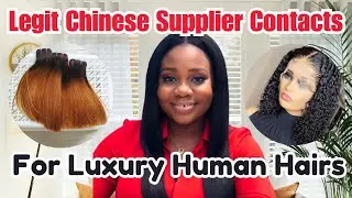 Legit Luxury Human Hair Suppliers Contacts in China Trusted for Your Business. You can try them