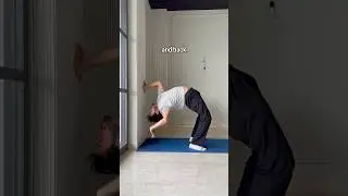 How to do a Standing BACKBEND! Stretch first‼️ Easy Tutorial #backbend #calisthenics #yoga #shorts