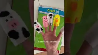 How to make 5 Finger Puppet Farm Animals