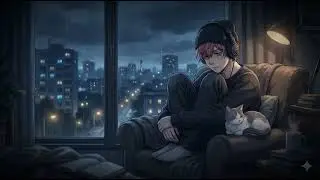 Midnight Echo | Dark Noir Lo-Fi Chill Study Work Sleep Music | Late Night 3AM Vibes