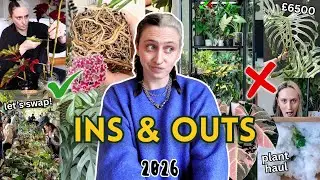 My Plant Collection INS & OUTS 🌿 What’s Staying & Going in 2026