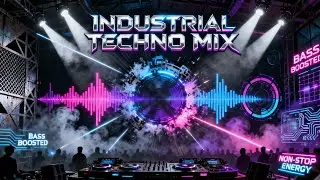 INDUSTRIAL TECHNO BASS MIX 🔥 Extreme Bass Boosted EDM Live Set 2025 | Hard Techno Party Live 24/7