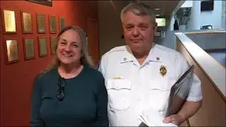 Monroe Township Fire Chief Larry Merkle retirement video