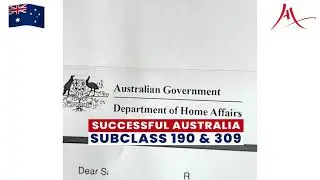 Subclass 190 and 309 visa Granted Successfully for Abhinav Clients!