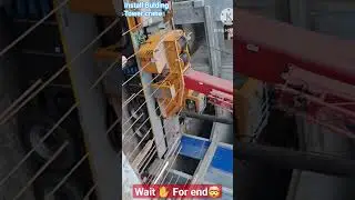Big Mobile Crane/Tower crane installed #electrical #2024 #shorts #tower #big to #foryou #shortsfeed