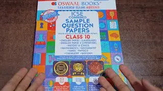 Oswaal ICSE Combined Sample Question papers class 10th ICSE for Semester 1