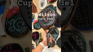 Unleash your potential on the court with the Wilson Cupra Padel Racket.  #cupra #wilson