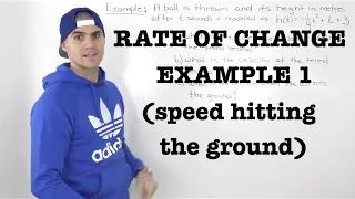 MCV4U (1.3) - rate of change example 1 - calculus